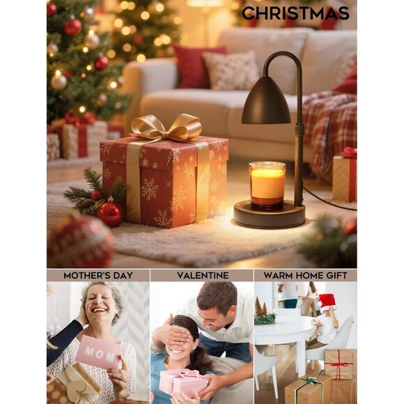 Candle Warmer Lamp with Timer Dimmable, Lamp Candle Warmer Birthday Gifts for Wo - Picture 8 of 8